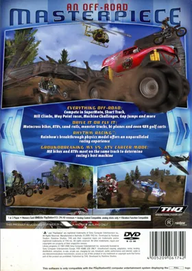 MX vs. ATV Unleashed box cover back